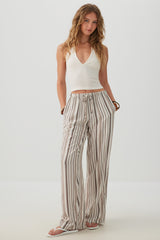 Mid Rise Slouchy Wide Leg Pant