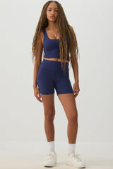 Crop Tank Top With Built In Bra