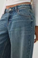 The Off-Duty Fit Low Rise Wide Leg Jean
