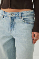 The Off-Duty Fit Low Rise Wide Leg Jean