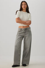 The Off-Duty Fit Low Rise Wide Leg Jean