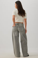 The Off-Duty Fit Low Rise Wide Leg Jean