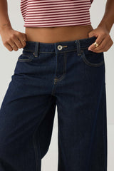 The Off-Duty Fit Low Rise Wide Leg Jean