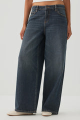 The Weekend Fit Low Rise Wide Leg Slouchy Jean