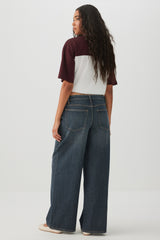 The Weekend Fit Low Rise Wide Leg Slouchy Jean