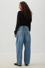 The Muse Fit Mid Rise Baggy Jean