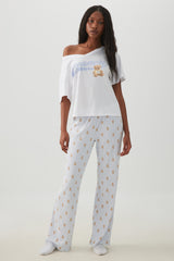 Oversized V-Neck PJ T-Shirt