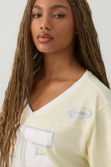 Oversized V-Neck PJ T-Shirt