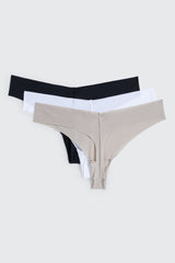 3-Pack Invisible Thong Panties