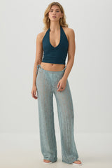 Seersucker Halter Tank