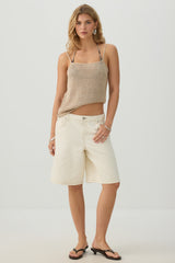 Sequin Knit Tank Top