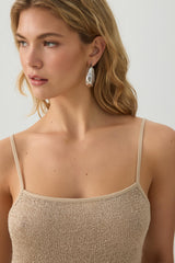 Sequin Knit Tank Top