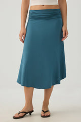Midi Draped Skirt