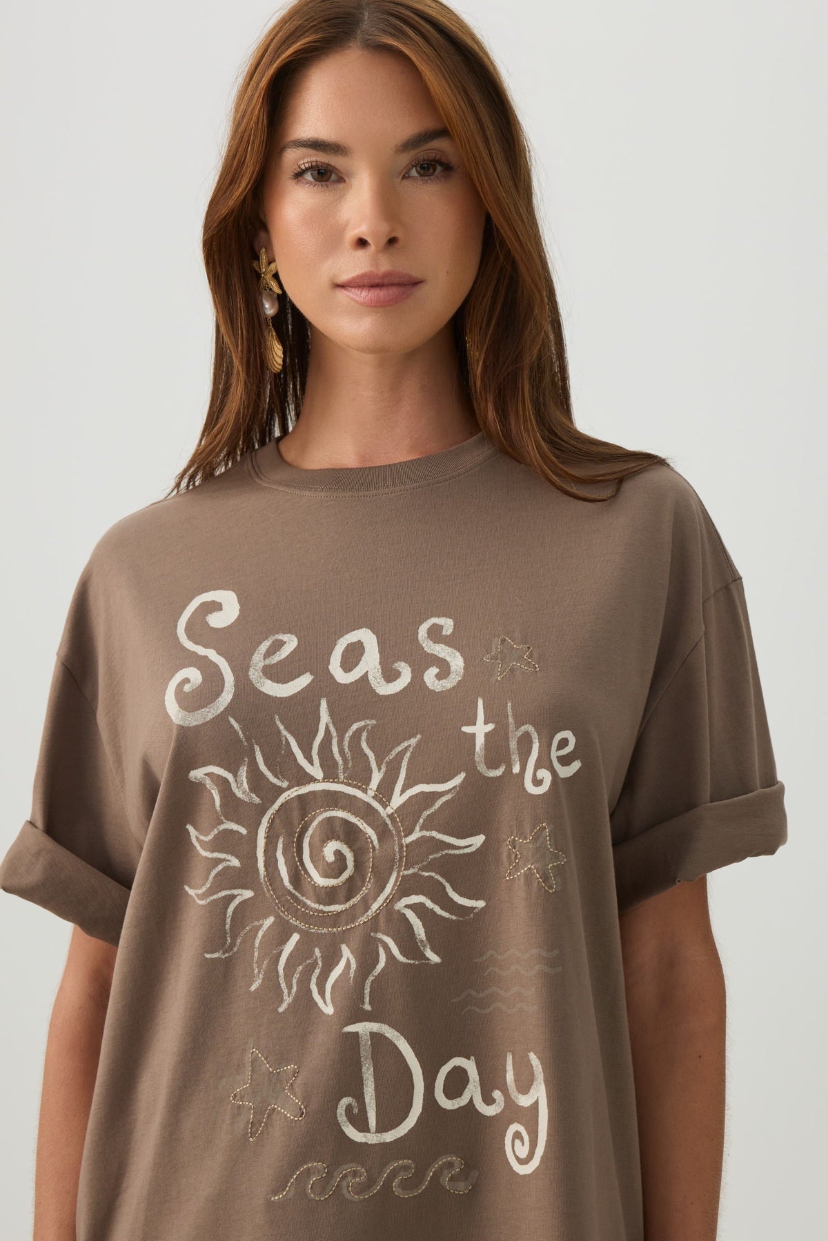 Graphic Print Oversized T-Shirt