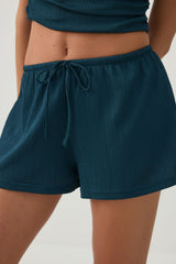 Flowy Seersucker Shorts