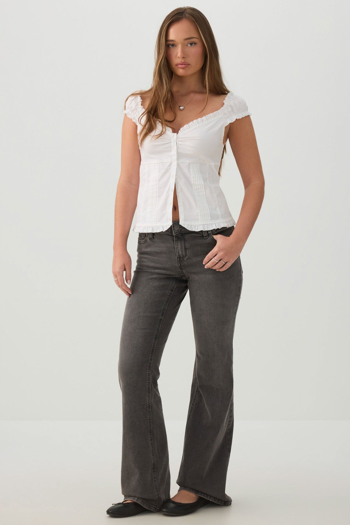 The Idol Fit Low Rise Flare Jean