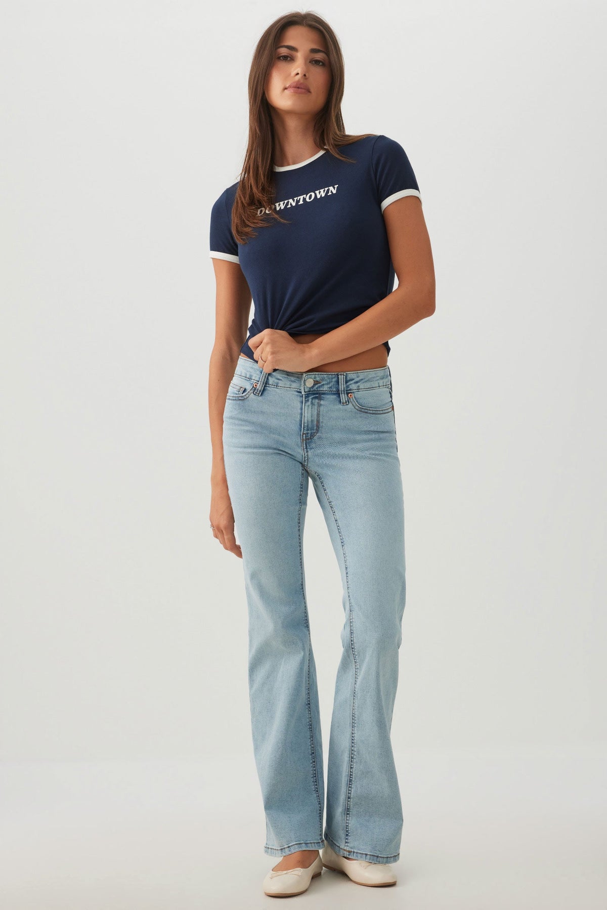 The Idol Fit Low Rise Flare Jean
