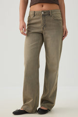 The Era Fit Mid Rise Straight Jean