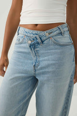 The Legacy Fit Crossover Waist Wide Leg Jean