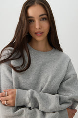 MADESOFTâ¢ Fleece Crew Neck Sweatshirt