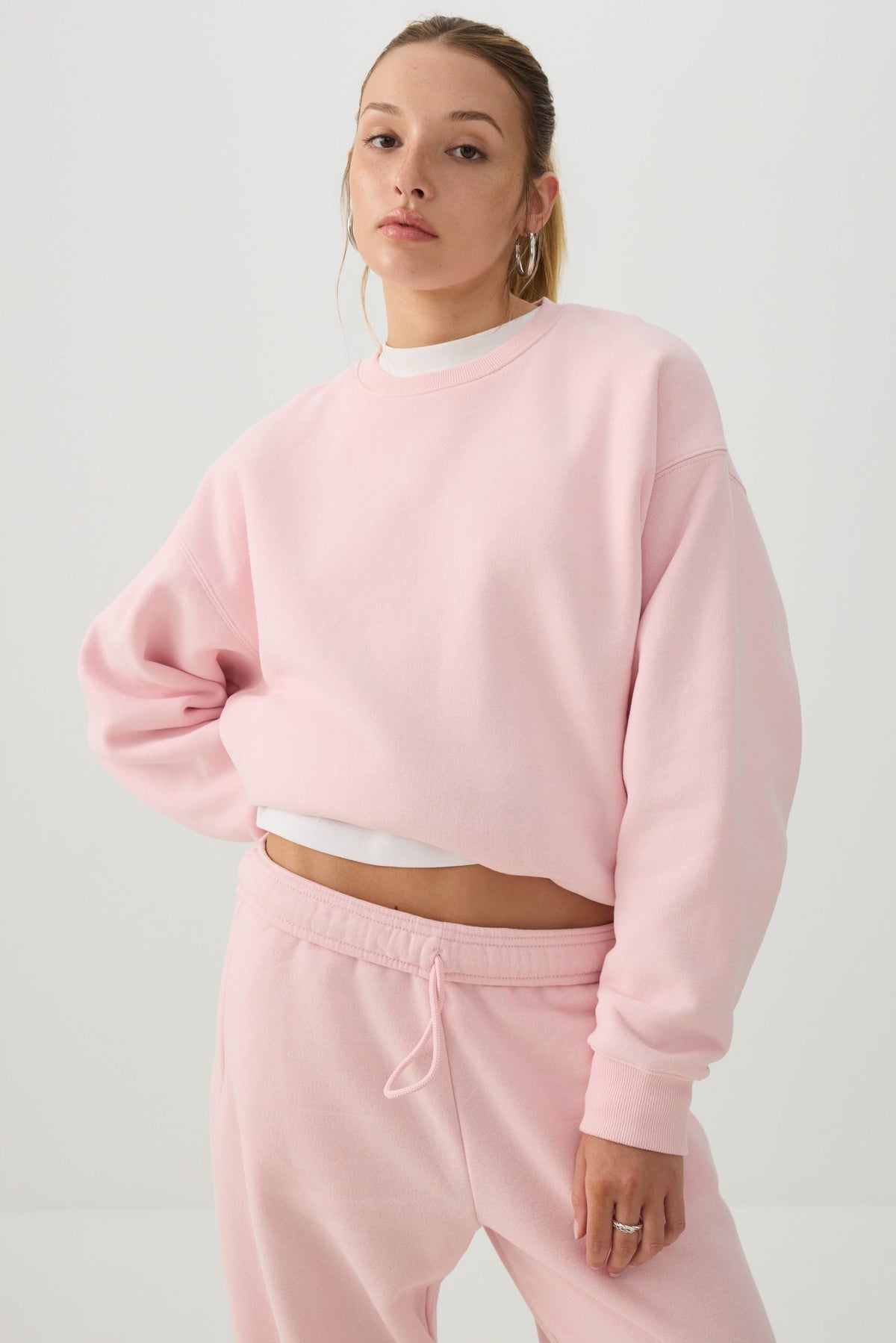 MADESOFTâ¢ Fleece Crew Neck Sweatshirt