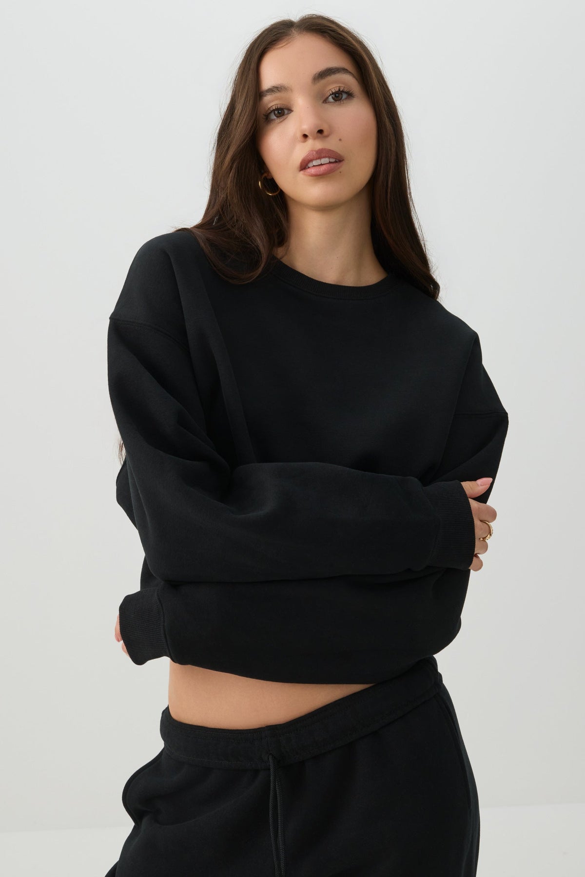MADESOFTâ¢ Fleece Crew Neck Sweatshirt
