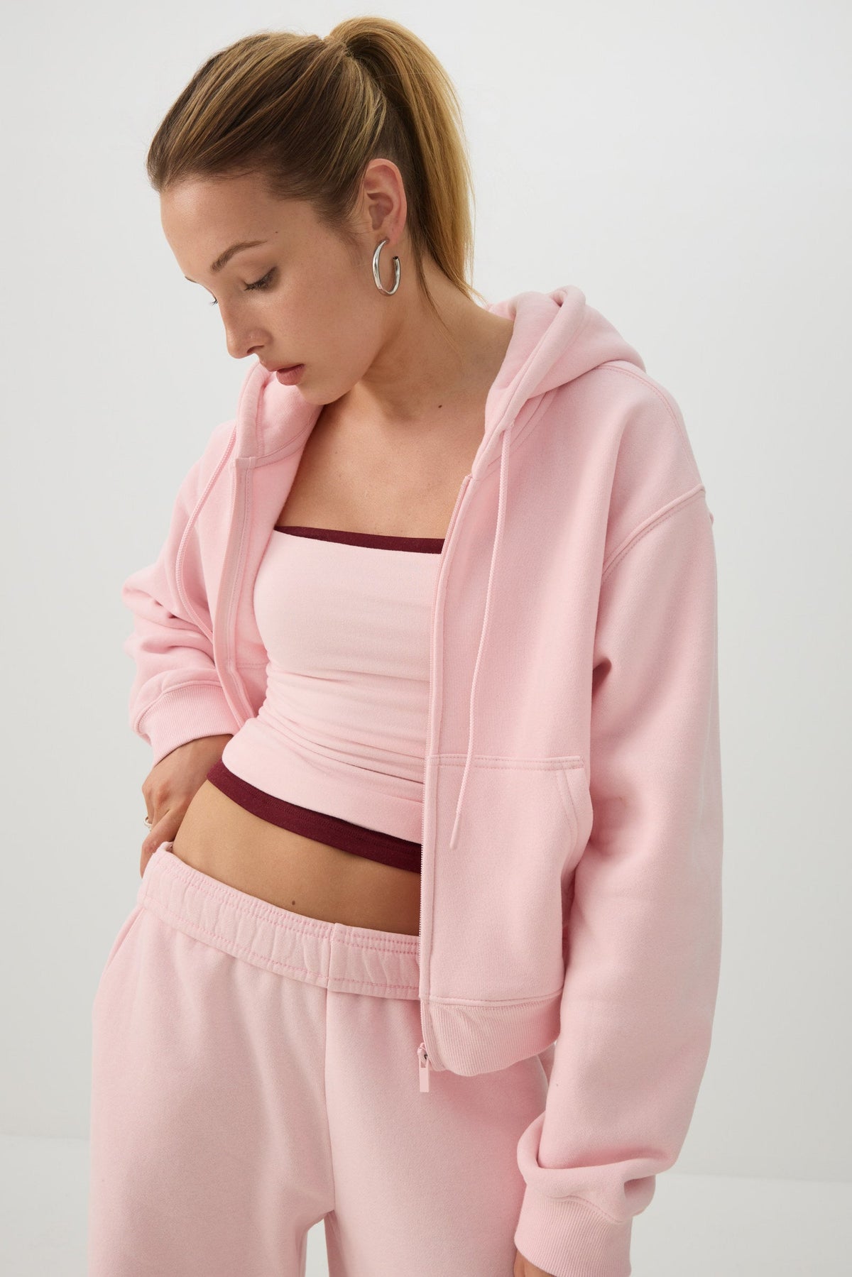 MADESOFTâ¢ Fleece Zip Up Hoodie