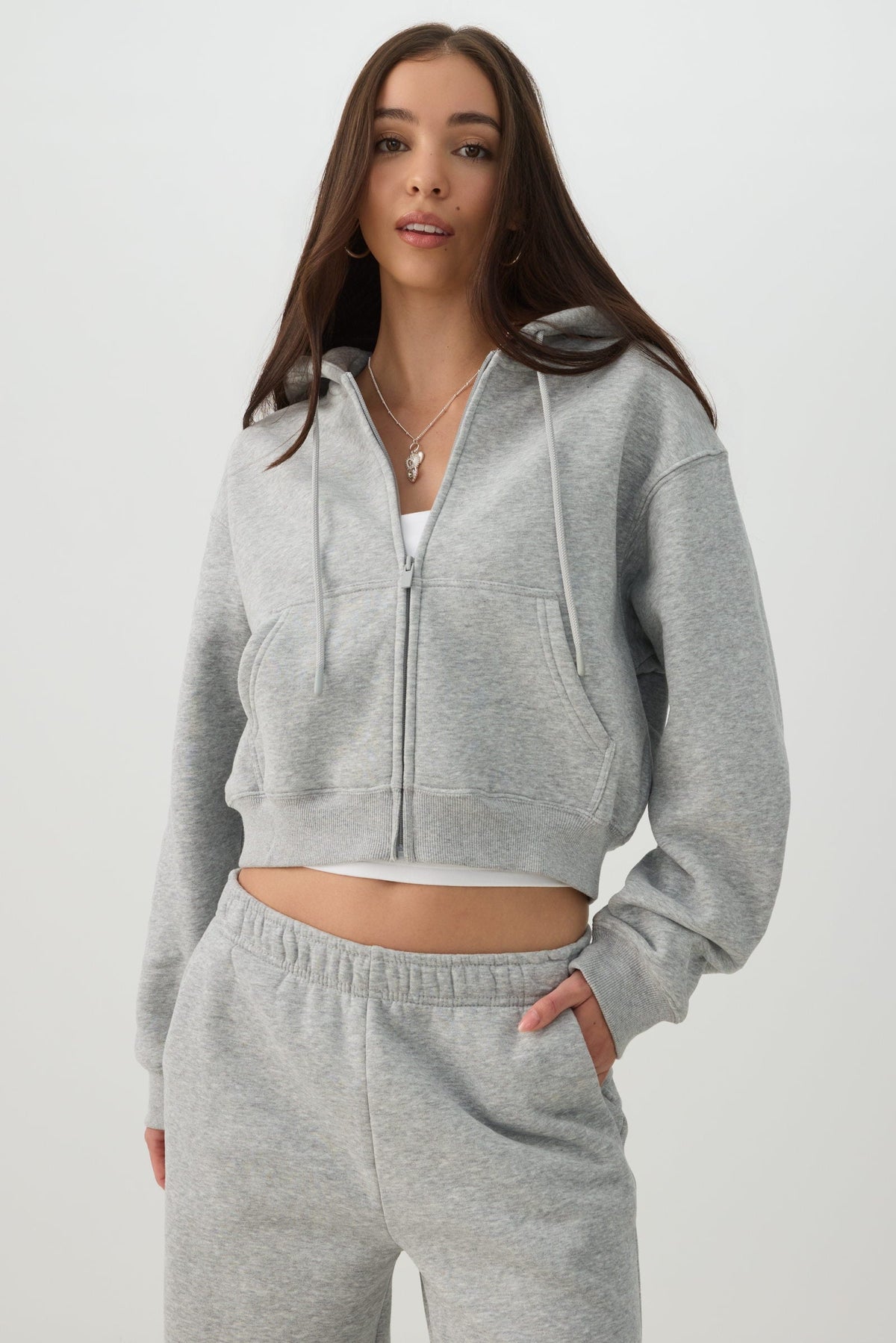 MADESOFTâ¢ Fleece Zip Up Hoodie