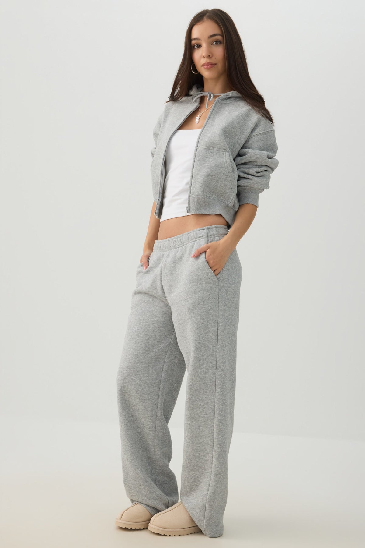 MADESOFTâ¢ Fleece Straight Leg Sweatpants