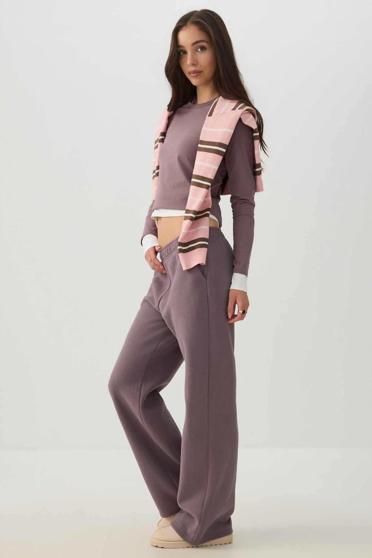 MADESOFTâ¢ Fleece Straight Leg Sweatpants
