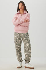 MADESOFTâ¢ Fleece Oversized Half Zip Sweatshirt