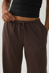 Striped Wide Leg Knit Pants