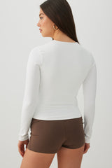 PURAFORMâ¢ Crew Neck Crop T-Shirt