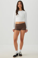 PURAFORMâ¢ Crew Neck Crop T-Shirt