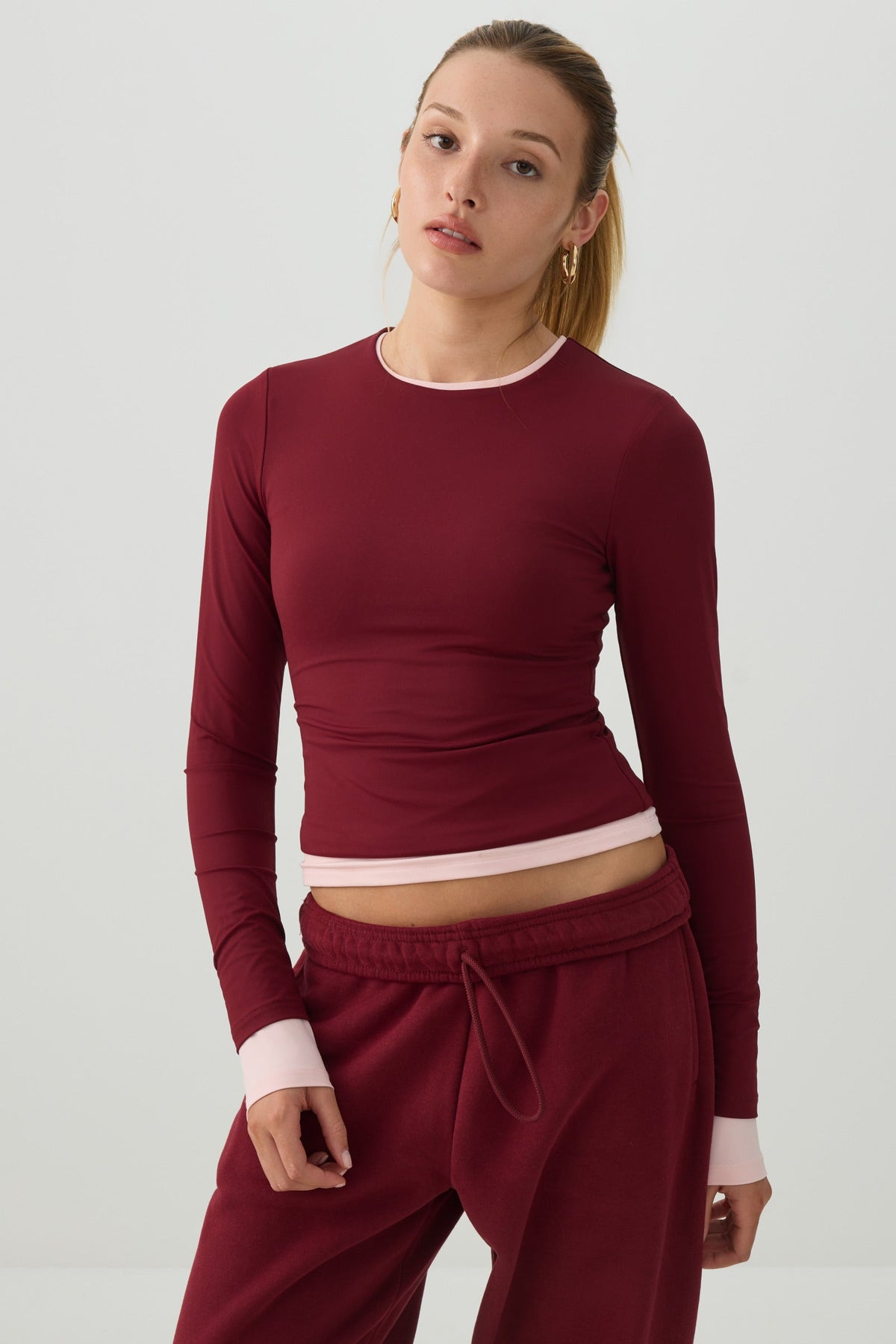 PURAFORMâ¢ Crew Neck Crop T-Shirt