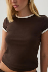 Ringer Crew Neck T-Shirt