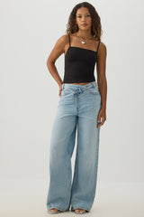 Smoothcoreâ¢ Double Layer Square Neck Tank Top