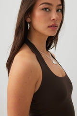 SMOOTHCOREâ¢ Halter Crop Tank Top