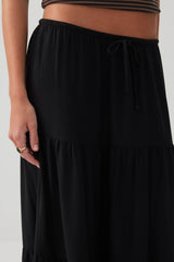 Tiered Maxi Skirt
