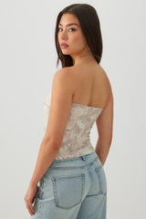 Foliage Crop Tube Top