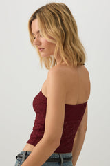 Lace Tube Top