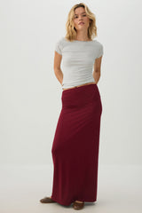 Maxi Fold-Over 2-in-1 Skirt