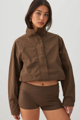Oversized Windbreaker Jacket