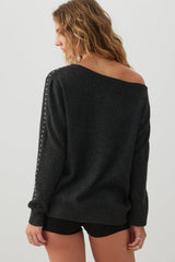Oversized Off Shoulder Sweater
