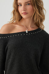 Oversized Off Shoulder Sweater