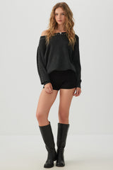 Oversized Off Shoulder Sweater