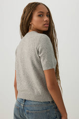 Short Sleeve Crew Neck Sweater