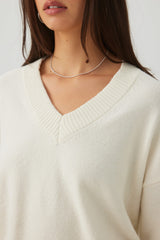 V-Neck Knit Sweater