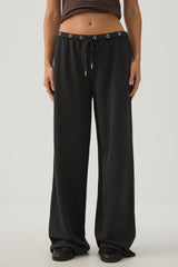 French Terry Flare Knit Pants