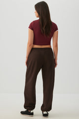 MADESOFTâ¢ Fleece Mid Rise Baggy Sweatpants